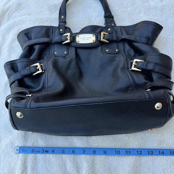 Black Leather Michael Kors Purse - Picture 6 of 12